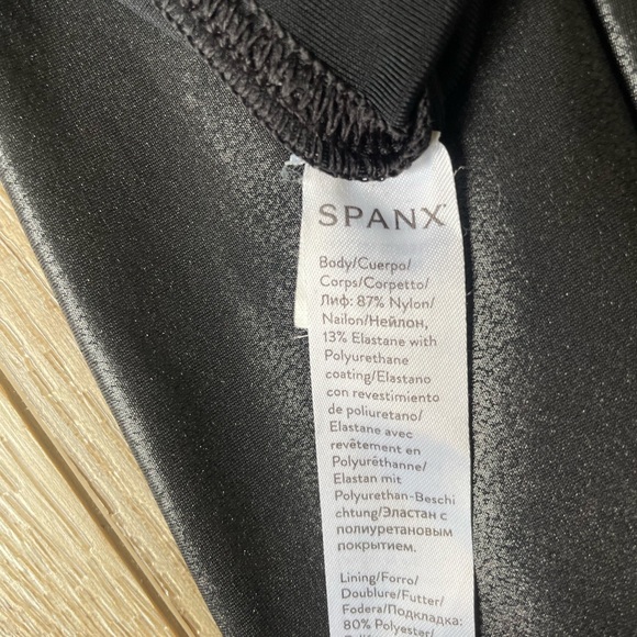 Spanx Black Faux Leather Legging - Picture 10 of 13